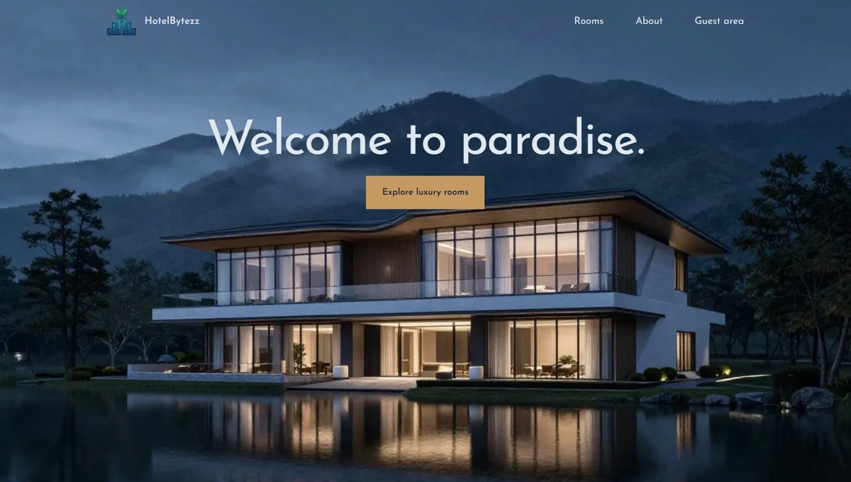 Visit to HotelBytezz - (Customer) Screenshot of HotelBytezz - (Customer)